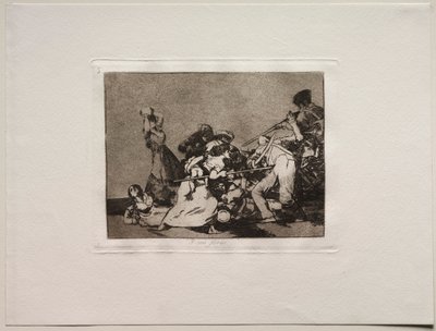 Los horrores de la guerra: Y son como bestias salvajes de Francisco de Goya