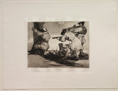 Los Horrores de la Guerra: ¡Bárbaros! de Francisco de Goya