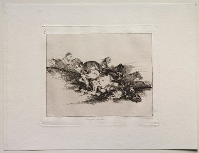 Los horrores de la guerra: Siempre sucede de Francisco de Goya