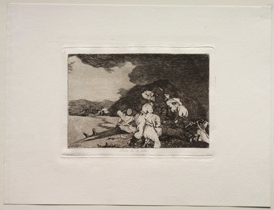 Los horrores de la guerra: Te lo mereces de Francisco de Goya