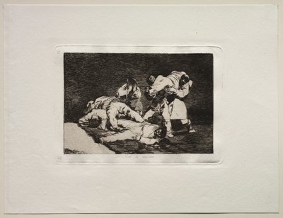 Los horrores de la guerra: Será lo mismo de Francisco de Goya