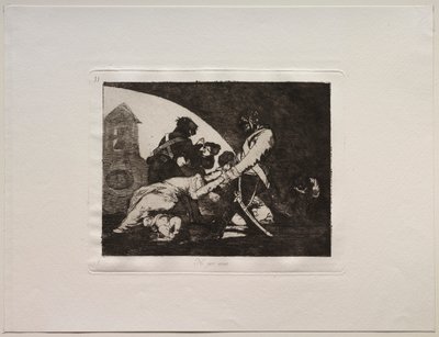 Los Horrores de la Guerra: Tampoco Estos de Francisco de Goya