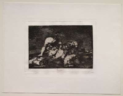 Los Horrores de la Guerra: Ni (Estos) Tampoco de Francisco de Goya