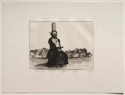 Los horrores de la guerra: Por culpa de un cuchillo de Francisco de Goya