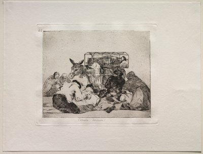 Los Horrores de la Guerra: ¡Extraña Devoción! de Francisco de Goya