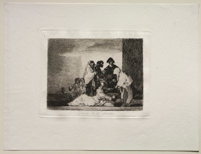 Los horrores de la guerra: Gracias al mijo de Francisco de Goya