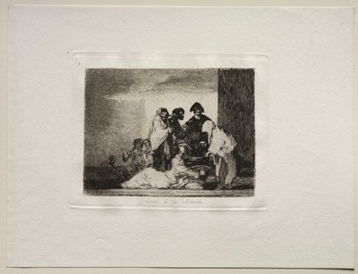 Los horrores de la guerra: Gracias al mijo de Francisco de Goya