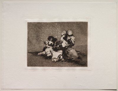 Los Horrores de la Guerra: Las Mujeres Dan Valor de Francisco de Goya