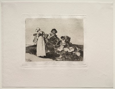 Los horrores de la guerra: lo peor es mendigar de Francisco de Goya