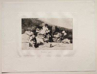 Los horrores de la guerra: Estos también de Francisco de Goya
