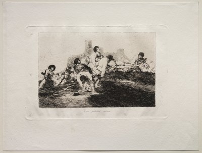 Los horrores de la guerra: Todavía pueden ser útiles de Francisco de Goya