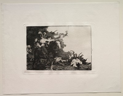 Los horrores de la guerra: No están de acuerdo de Francisco de Goya