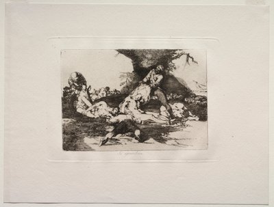 Los horrores de la guerra: Los utilizan de Francisco de Goya