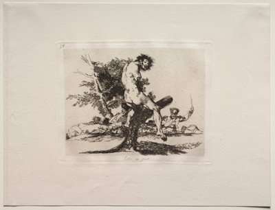 Los horrores de la guerra: Esto es peor de Francisco de Goya
