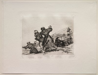 Los horrores de la guerra: Esto también de Francisco de Goya