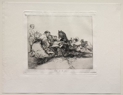 Los horrores de la guerra: ¡Esto es lo peor! de Francisco de Goya