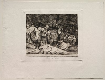 Los horrores de la guerra: La verdad ha muerto de Francisco de Goya