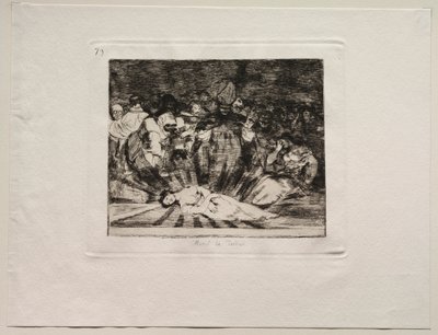 Los horrores de la guerra: La verdad ha muerto de Francisco de Goya