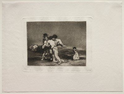 Los horrores de la guerra: Madre infeliz de Francisco de Goya