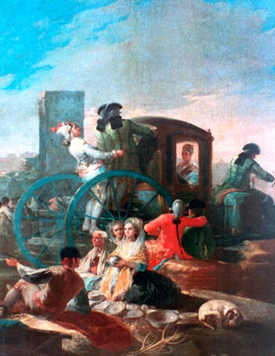 El Vendedor de Cerámica de Francisco de Goya