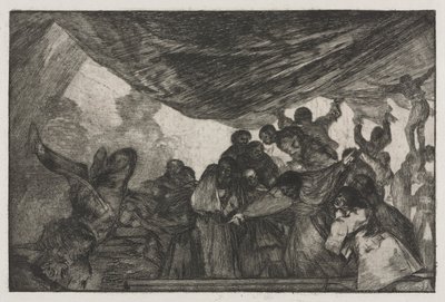 Los proverbios: Claridad de la locura, 1864 de Francisco de Goya