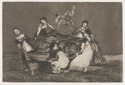 Los Proverbios: Locura Femenina de Francisco de Goya