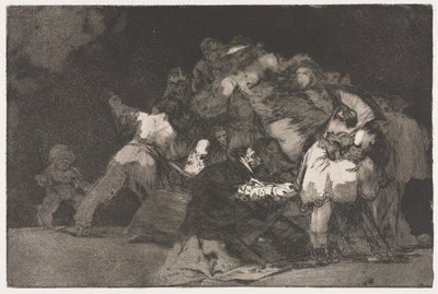 Los Proverbios: Locura General de Francisco de Goya