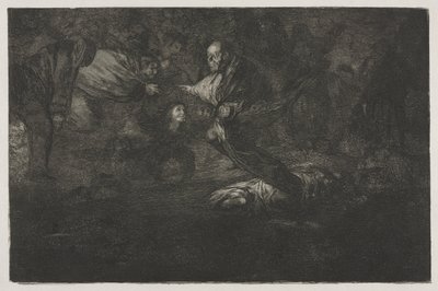 Los Proverbios: Dios los Crea y Ellos se Unen de Francisco de Goya