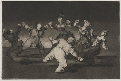 Los proverbios: Si Marion quiere bailar, entonces tiene que asumir las consecuencias de Francisco de Goya