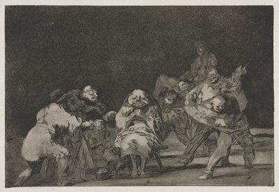 Los proverbios: Lealtad, 1864 de Francisco de Goya