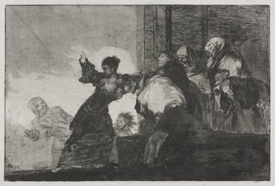 The Proverbs: Two Heads are Better than One or Poor Folly de Francisco de Goya