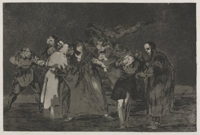 Los proverbios: Las heridas sanan más rápido que las palabras apresuradas de Francisco de Goya