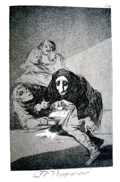 El avergonzado, 1799 de Francisco de Goya