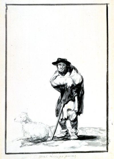 El pastor de Francisco de Goya