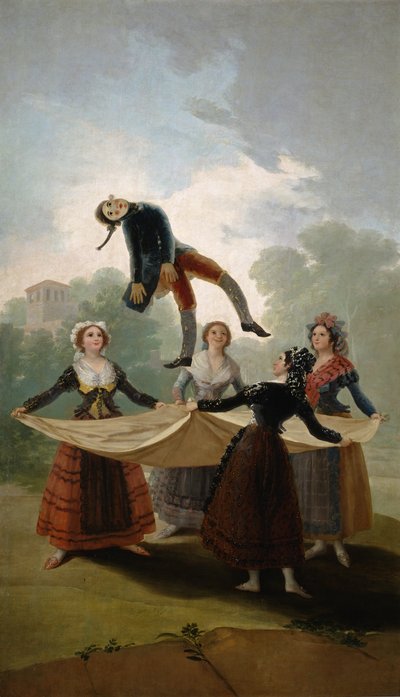 El Pelele, 1791-1792 de Francisco de Goya