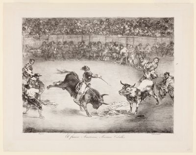 El famoso americano, Mariano Ceballos: Los toros de Burdeos de Francisco de Goya