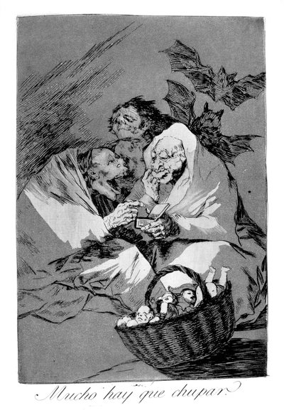 Hay mucho para chupar, 1799 de Francisco de Goya