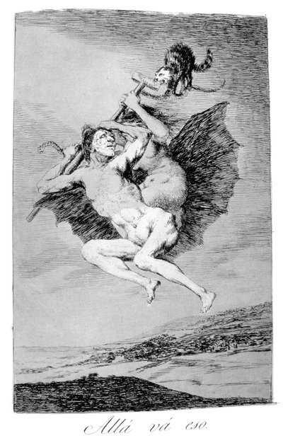 Ahí va, 1799 de Francisco de Goya