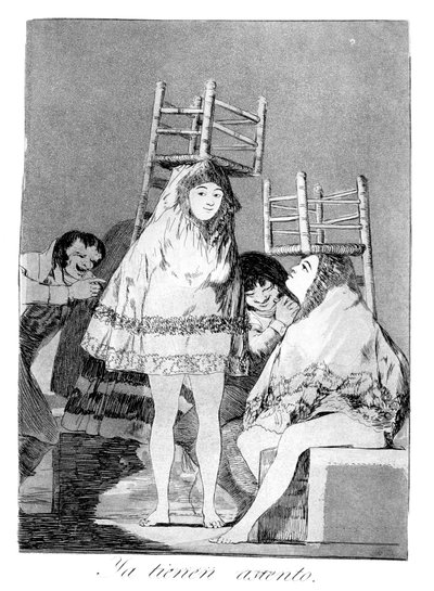 Ya tienen un asiento, 1799 de Francisco de Goya