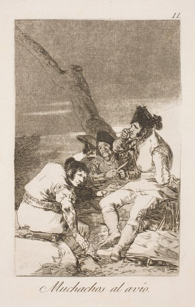 Al trabajo chicos de Francisco de Goya
