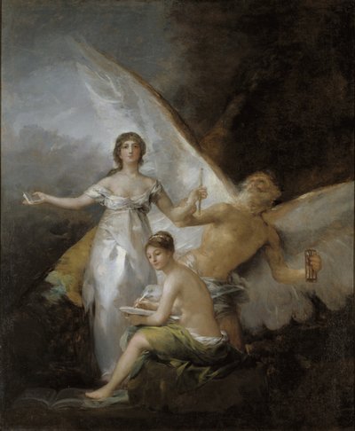 Verdad, Tiempo e Historia, 1804-08 de Francisco de Goya
