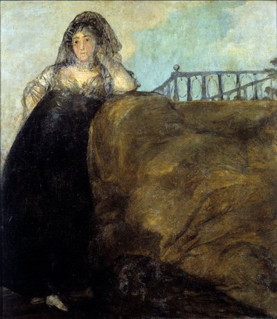 Una manola, doña Leocadia Zorrilla de Francisco de Goya