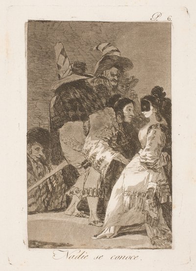 No nos conocemos de Francisco de Goya