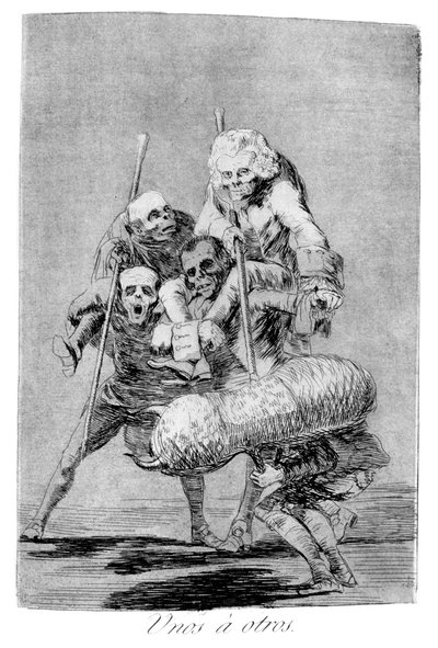 Lo que uno hace a otro, 1799 de Francisco de Goya