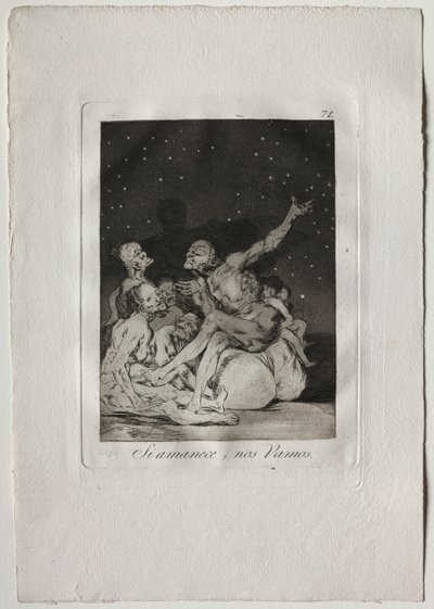 Cuando Amanezca Nos Iremos de Francisco de Goya