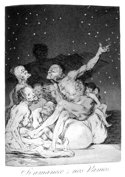 ¡Cuando amanezca nos iremos!, 1799 de Francisco de Goya