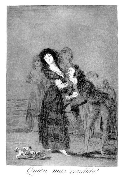 ¿Cuál de ellos está más vencido?, 1799 de Francisco de Goya