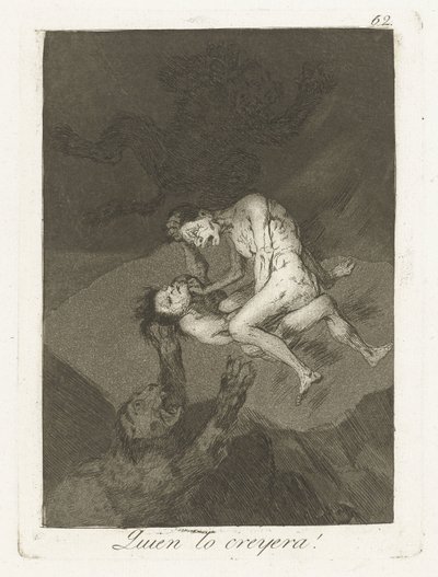 Wie had dat gedacht! Quien lo creyera! (title on object) Los Caprichos (series title) de Francisco de Goya