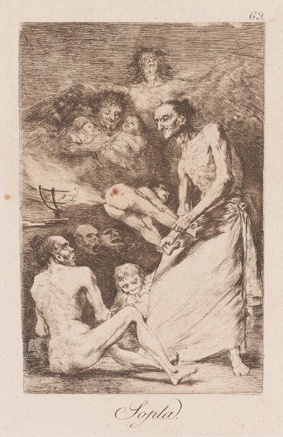 Viento, finales del siglo XVIII-principios del XIX de Francisco de Goya