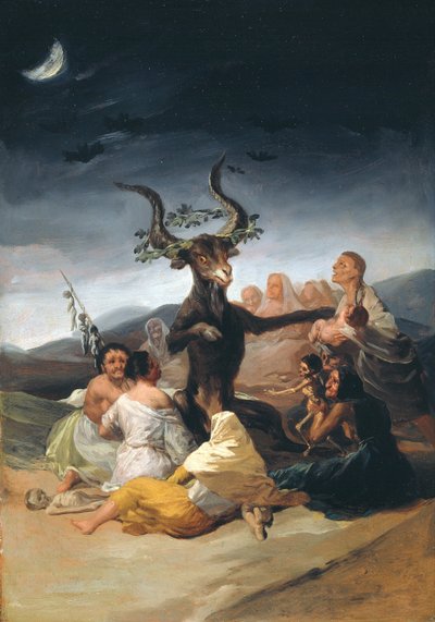 Sábado de brujas, 1797-1798 de Francisco de Goya